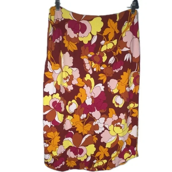 ANTHROOLOGIE MAEVE Button-Front Cutout Midi Skirt - Picture 7 of 17